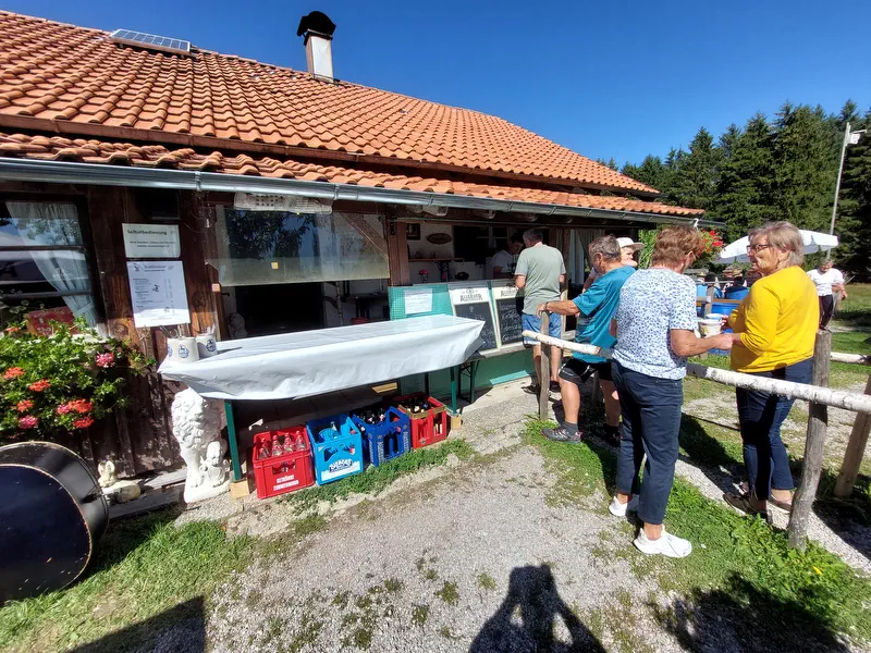 Ausgabe an der Mehlblockalpe